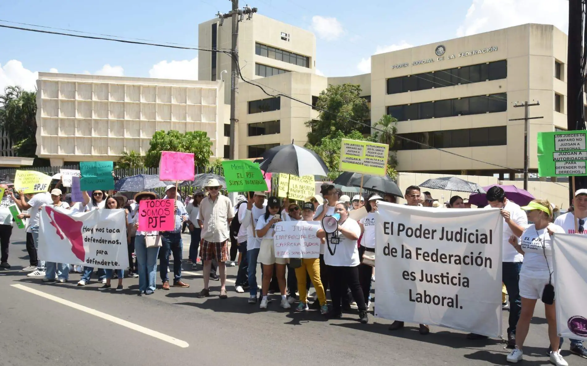 Ciudadanos manifiestan su apoyo al Poder Judicial en Tampico, Tamaulipas José Luis Tapia (2)